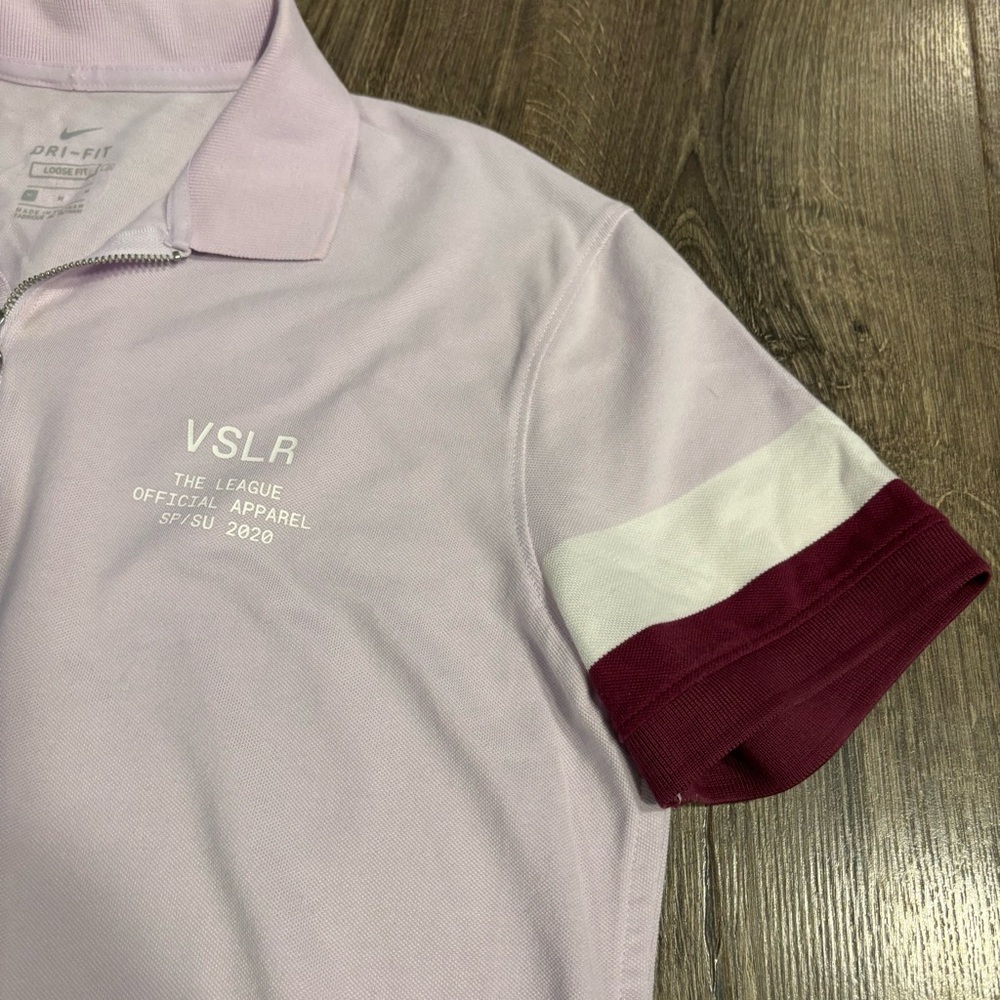 Nike Dri-Fit VSLR Victory Golf Polo Lilac BV0210-509 Sz Medium Like New - Picture 6 of 12